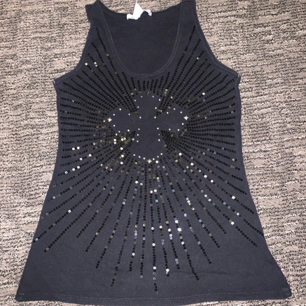 Black Dazzled Tank